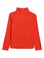 Chlapčenská fleecová mikina 4F M058 červená 4FJWAW25UFLEM058 62S