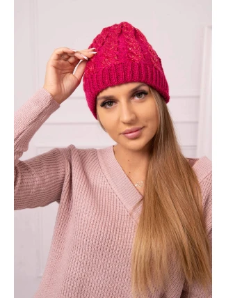 Dámska čiapka Kalina K362 fuchsiová