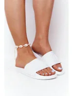 Dámské pantofle Big Star - bílé