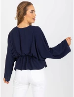 Blúzka DHJ BZ 11979.67 tmavo modrá