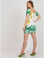 Šaty LK SK 508641 3.05P biela zelená