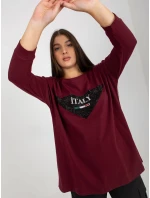 Blúzka VI BZ 2911.82P tmavo fialová Blúzka VI BZ 2911.82P tmavo fialová