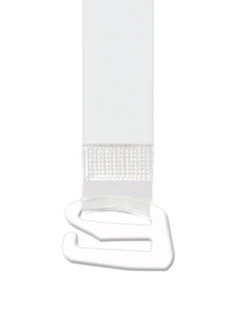 Silikónové remienky Julimex RT-104 16 mm biely kov