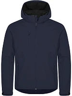 Clique Classics Softshell Hoody M Pánska 3-vrstvová softshellová bunda s kapucňou 67.0912 tmavomodrá Clique Classics Softshell Hoody M Pánska 3-vrstvová softshellová bunda s kapucňou 67.0912 tmavomodrá