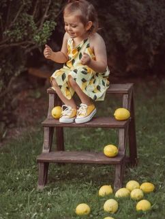 Dziecięce Trampki Klasyczne Żółte Filemon