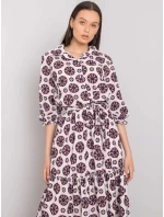 Šaty LK SK 508525.17 biele a červené