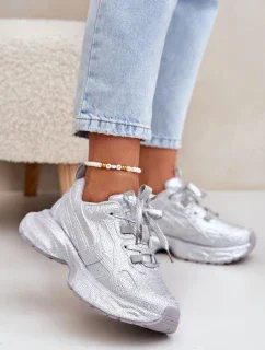 Športová obuv na platforme model 209813 Step in style