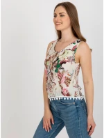 Blúzka AT BZ 2202B.70 biele a zelené