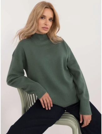 Jumper D93111AD90910A2 tmavozelený