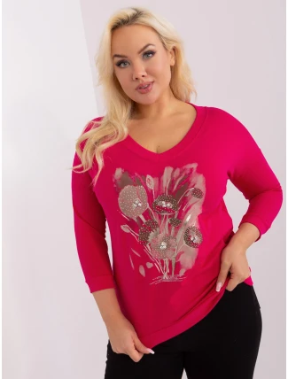 Blúzka RV BZ 9068.21P fuchsiová