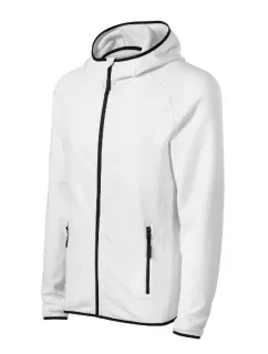 Direct stretch fleece pánske biele