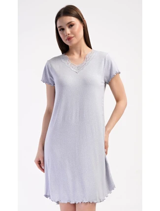 Dámska nočná košeľa s krátkym rukávom Winter