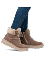Topánky Rieker s umelou kožušinou 70402-24 W RKR753 Topánky Rieker s umelou kožušinou 70402-24 W RKR753