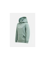 Detská mikina PEAK PERFORMANCE Jr Original Small Logo Hood, zelená farba Detská mikina PEAK PERFORMANCE Jr Original Small Logo Hood, zelená farba