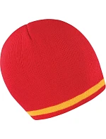 Result Headwear R 368X Pletená čiapka s kontrastnými pruhmi 28.368X červená/žltá Result Headwear R 368X Pletená čiapka s kontrastnými pruhmi 28.368X červená/žltá