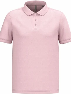 Kariban K 254 Pánske polo tričko z piké 20.K254 bledo ružové