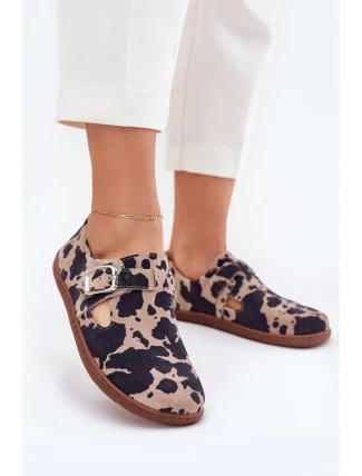 Semišové poltopánky s prackou Zazoo N1261 Brown and Beige Semišové poltopánky s prackou Zazoo N1261 Brown and Beige