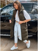Dámska prešívaná vesta ELLA zelená FashionStreet TY3032
