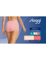 Dámske maxi nohavičky Basic+ C4P - RED - červená kombinácia M006 - SLOGGI Dámske maxi nohavičky Basic+ C4P - RED - červená kombinácia M006 - SLOGGI