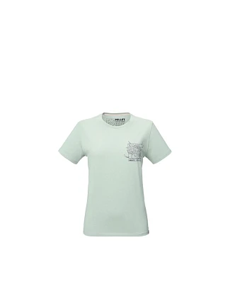 Dámske tričko MILLET Cimaï Collab Ts Ss v pastelovo zelenej farbe Dámske tričko MILLET Cimaï Collab Ts Ss v pastelovo zelenej farbe