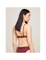 Dámska podprsenka UW0UW04750 VLP bordová - Tommy Hilfiger
