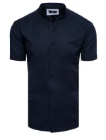 Pánske tmavomodré tričko s krátkym rukávom FashionStreet KX0996