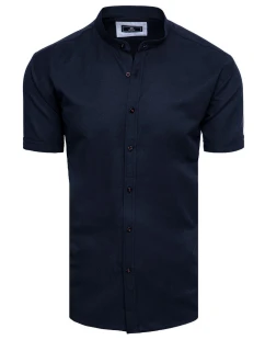 Pánske tmavomodré tričko s krátkym rukávom FashionStreet KX0996