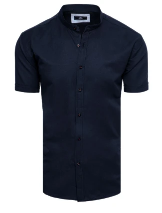 Pánske tmavomodré tričko s krátkym rukávom FashionStreet KX0996