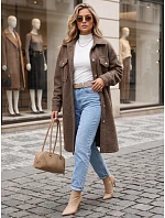 Dlhý dámsky kabát z ovčej kože Fango FashionStreet NY0803