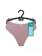 Dámske tangá EVER Ease String - PURPLE - fialovo-hnedé 6116 - SLOGGI