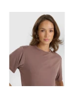 Dámske modalové tričko oversize 4F 4FRAW25TTSHF3408-82S