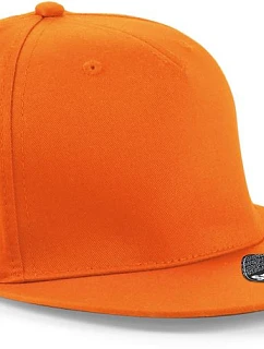 Beechfield B 610 5-panelová snapbacková čiapka 53.0610 oranžová