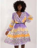 Šaty DHJ SK 10201 1.85 svetlo fialová