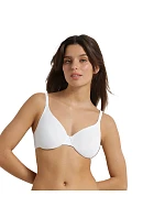 Dámska podprsenka s kosticami DIM INVISIBLE UNDERWIRE FULL CUP BRA - DIM - biela