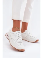 Skórzane Damskie Buty Sportowe Sneakersy Daniel Lopez Just Dare SS2D4042 Białe