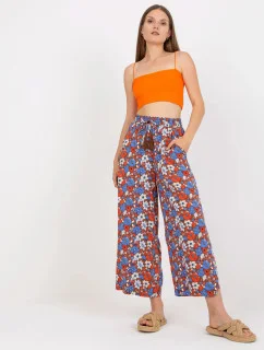 Dámske nohavice D73781M62237A hnedé - Sublevel