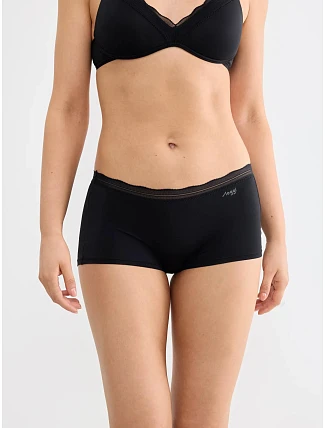 Nohavičky sloggi GO Blush Short 2P čierne Black – SLOGGI Nohavičky sloggi GO Blush Short 2P čierne Black – SLOGGI