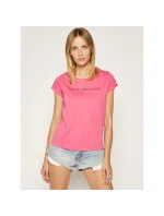 Dámske tričko UW0UW01618 TD0 ružová - Tommy Hilfiger