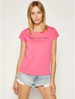 Dámske tričko UW0UW01618 TD0 ružová - Tommy Hilfiger
