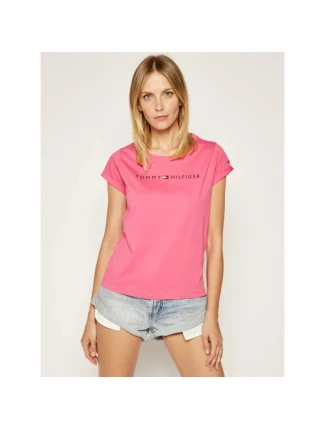 Dámske tričko UW0UW01618 TD0 ružová - Tommy Hilfiger