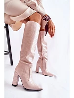 Čižmy na podpätku, model 173623 Step in style Čižmy na podpätku, model 173623 Step in style