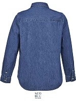 NEOBLU Bennett Dámska džínsová blúzka 24.4797 stone wash NEOBLU Bennett Dámska džínsová blúzka 24.4797 stone wash