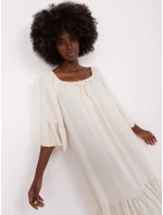 DHJ SK 6057 šaty.93 svetlo béžová DHJ SK 6057 šaty.93 svetlo béžová