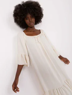 DHJ SK 6057 šaty.93 svetlo béžová