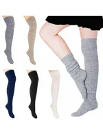 Vlnené dámske nadkolienky 089