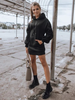 EASSY teplákové šaty čierne FashionStreet BY1025