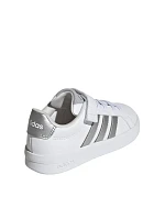 Detská obuv adidas Grand Court 3.0 white and silver JP9368