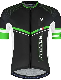 Tričko Rogelli Gara Mostro II, čierno-zelené, veľkosť 3XL