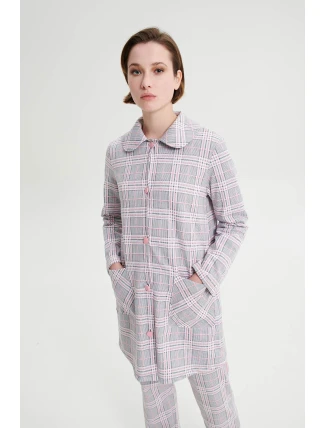 Vamp - Károvaný župan na gombíky 19169 - Vamp