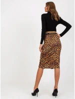 Sukňa VI SD 147.43P čierna a béžová